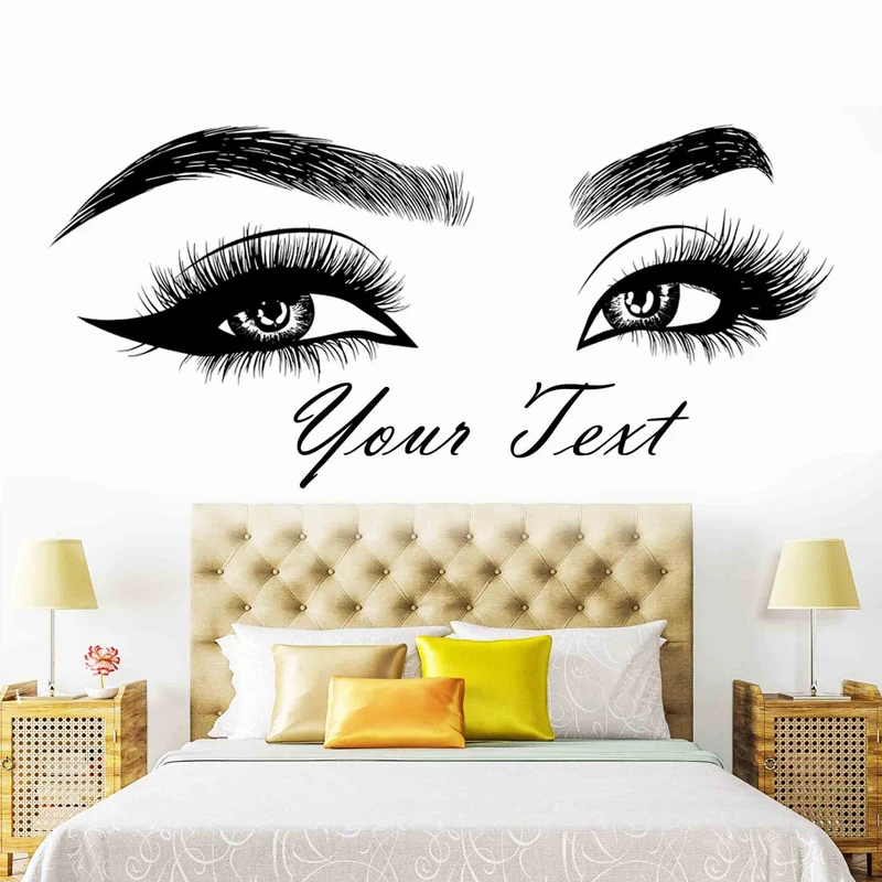Makeup Is Beauty Quotes - LÔNG MI LÔNG MÀY Vinyl Dán