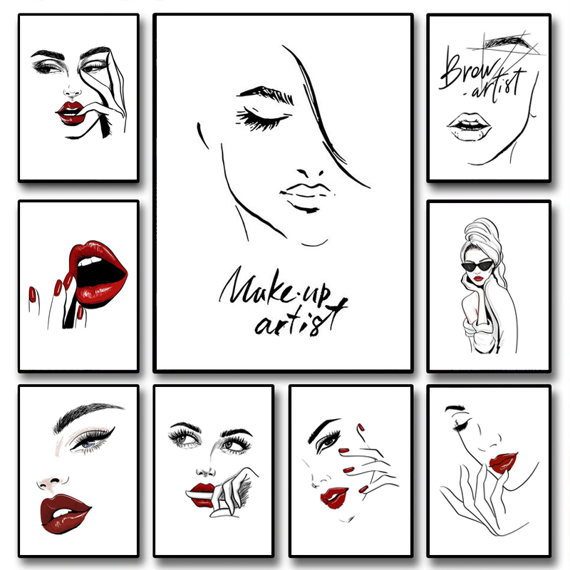 Fashion Makeup Poster Sexy Bea - đánh giá và giá Makeup Is Beauty Quotes