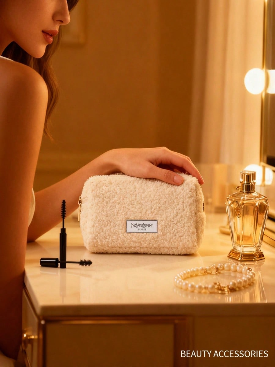 YSL Women's Medium White Handh - đánh giá và giá Ysl Beauty Makeup Bag