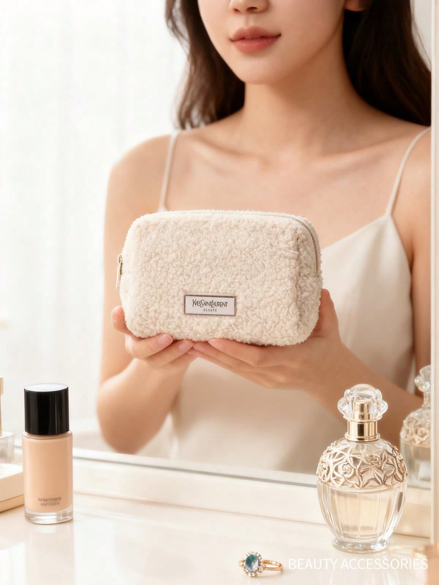 YSL Women's Medium White Handh - đánh giá và giá Ysl Beauty Makeup Bag