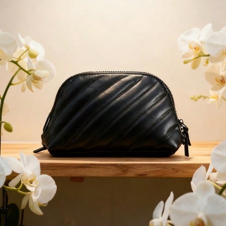 YSL Limited Edition Black Doub - đánh giá và giá Ysl Beauty Makeup Bag