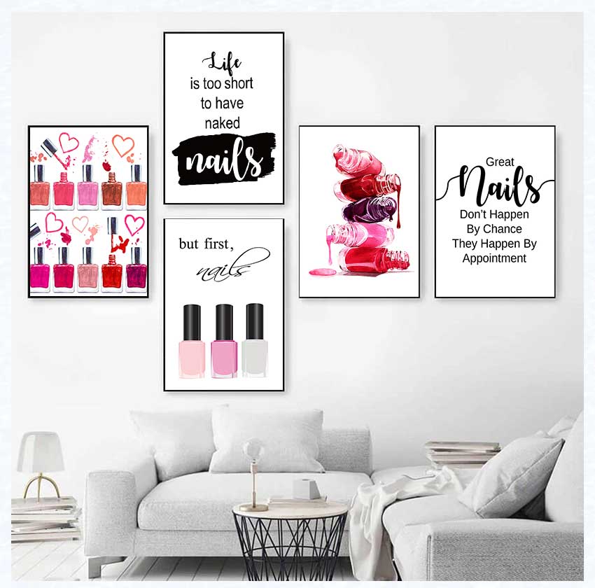 Art Posters and Prints Nail Te - đánh giá và giá Makeup Is Beauty Quotes