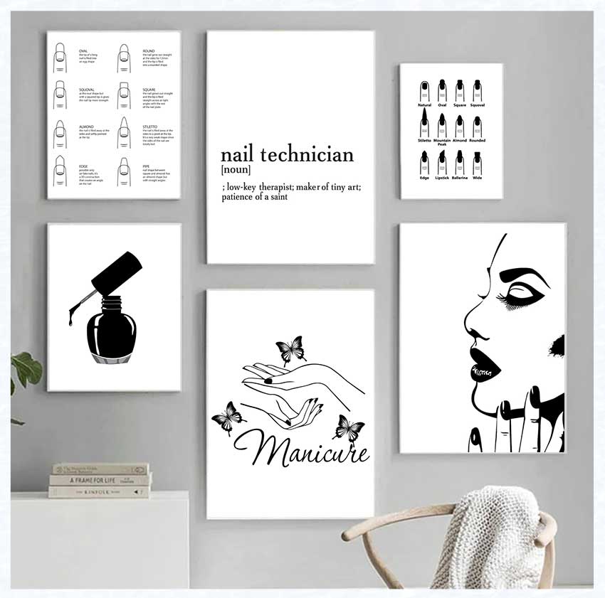 Art Posters and Prints Nail Te - đánh giá và giá Makeup Is Beauty Quotes