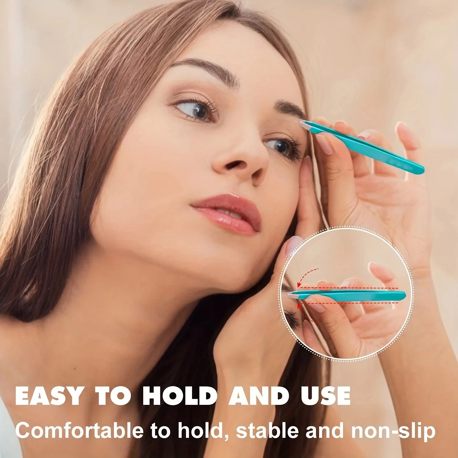 Colorful Eyebrow Tweezer Hair  - đánh giá và giá Beauty - Makeup - Eyes