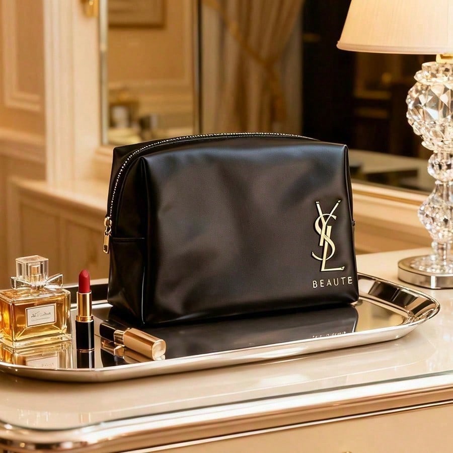 YSL Designer Classic Black Cos - đánh giá và giá Ysl Beauty Makeup Bag