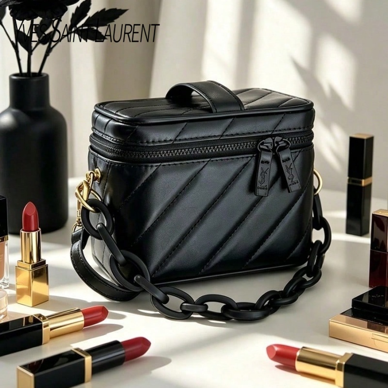 Yves Saint Laurent’s Bag Black - đánh giá và giá Ysl Beauty Makeup Bag