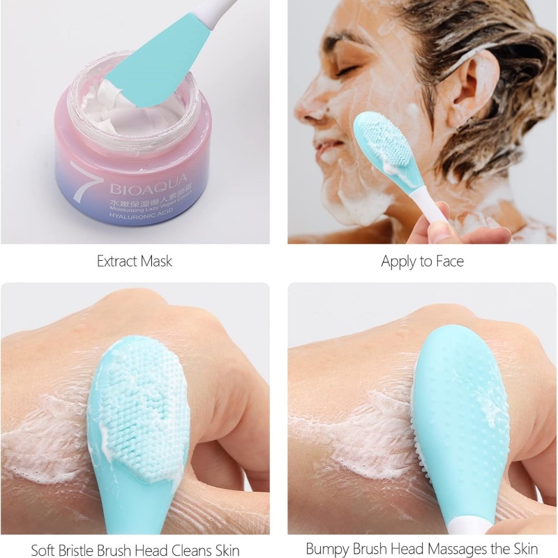 Professional Silicone Mask Bru - đánh giá và giá Woman Beauty Makeup