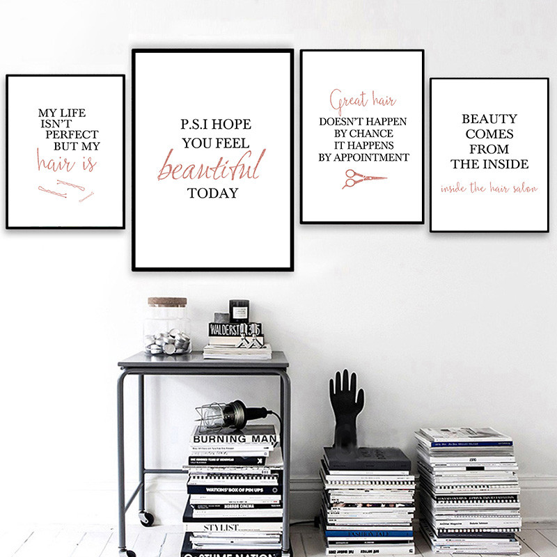 barbershop quote art posters h - đánh giá và giá Makeup Is Beauty Quotes