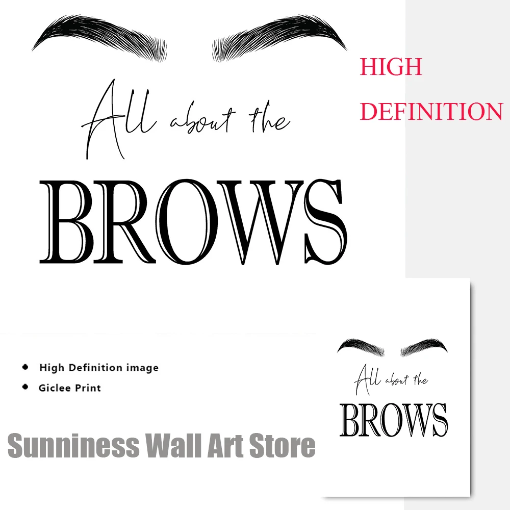 Fashion MakeUp Canvas Painting - đánh giá và giá Makeup Is Beauty Quotes